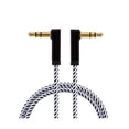 thumbnail image 1 of wonima44 CableCreation 3.5mm Aux Cable 6FT/1.8M, 90 Degree 3.5mm Male to Male Auxiliary Audio Cable for Phones, Tablets, Headphones, MP3 Player, Car/Home Stereo, Laptops, Speaker, iPads, 1 of 1