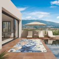 thumbnail image 2 of Blue Starfish Coastal Outdoor Rug 6x9 Ft, Non Slip Washable Area Rug, Eucalyptus Summer Nautical Shell Retro Patio Rugs Carpet Runner, Large Floor Mat for Indoor/Outdoor Deck Porch Camping, 2 of 8