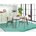 thumbnail image 3 of SAFAVIEH Montauk Amadine Striped Cotton Area Rug, Dark Green/Ivory, 8' x 10', 3 of 9