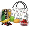 thumbnail image 3 of Balery Cute French Bulldog Bolsa de Aislamiento Portátil – Bolsa de Almuerzo con Forro de Aluminio Mejorado, Funda Impermeable y Fácil de Limpiar para Picnic y Caja de Almuerzo, 3 of 6