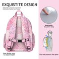 thumbnail image 5 of Boho Bohemia Pioneer Flower Art Backpack for School,Cute School Bag,Schoolbag with Adjustable Shoulder Straps & Padded Back,15.25"x11.5"x5.25", 5 of 6