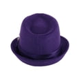 thumbnail image 3 of Kenny K  Dressy Faux Felt Fedora with Feather (Men), 3 of 6