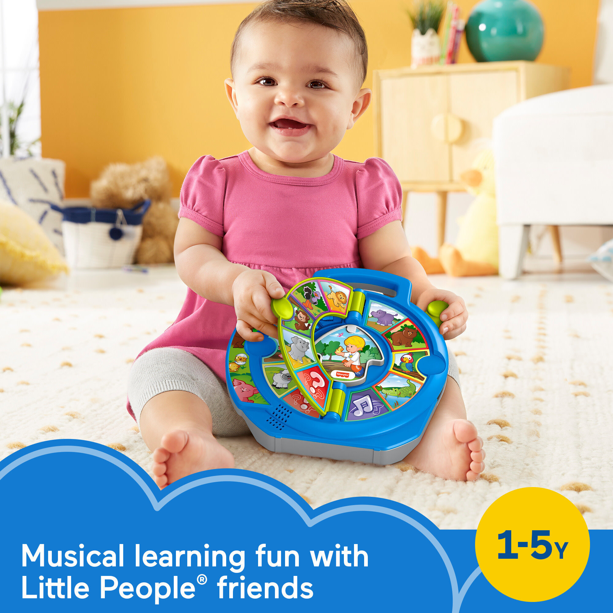 Fisher-Price Little People World of Animals See ‘n Say Toddler Musical Learning Toy - image 2 of 6
