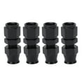 thumbnail image 3 of AN6 Coupler, 4PCS Rustproof AN6 Adapter Straight Black Anodized  For Liquid Gas Diesel Oil 5/16in, 3 of 8