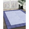 thumbnail image 2 of Ahgly Company Indoor Square Patterned Heavenly Blue Area Rugs, 5' Square, 2 of 6