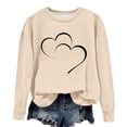 thumbnail image 4 of Leesechin Blessed Sweatshirt for Women Letter Print Lightweight Thanksgiving Pullover Tops Blouse, 4 of 4