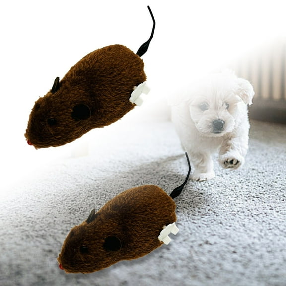 KMWGRE Interactive Running Toy with Twirling Tail for Cats and Dogs Pet D 16cm