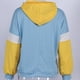 thumbnail image 5 of Jumpingount Sudadera con capucha estampada de algodón con capucha de manga larga deportes deportes mujer ropa Prendas para la parte del cuerpo azul M, 5 of 6