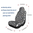 thumbnail image 5 of Pofeuu Lovely Penguin Print Automotive Car Seat Covers Flat Cloth Full Set Seat Covers,Car Seat Covers front seats for Cars Trucks and SUVs-2 PCS, 5 of 9
