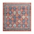 thumbnail image 2 of Unique Loom Aramis Collection Area Rug - Conner (7' 10" Square Rust Red/Brown), 2 of 6