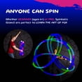 thumbnail image 4 of Bolas LED Poi Balls Spin Balls Glow.0, recargables por USB, 22 colores, 4 of 7