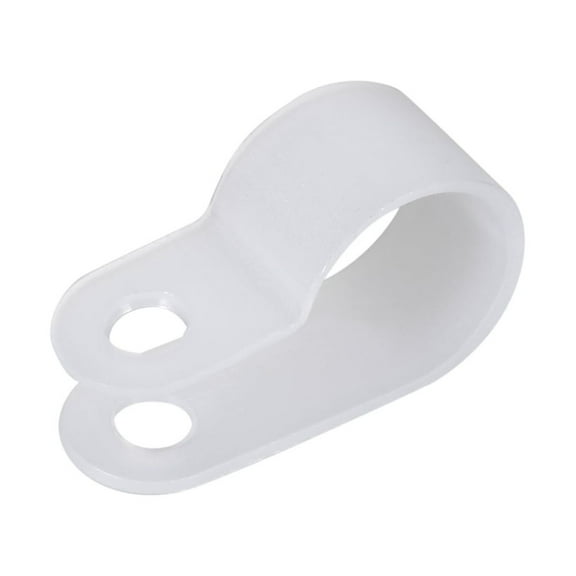 200Pcs Nylon R-type Cable Clamp Organizer Cord Clips for Wire Management 12.7mm