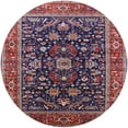 thumbnail image 1 of Ahgly Company Indoor Round Mid-Century Modern Pink Oriental Area Rugs, 8' Round, 1 of 6