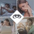 thumbnail image 4 of Venda divertida para los ojos para mujeres, hombres y niños, sombras de ojos suaves para la noche, para siestas de viaje, 4 of 5