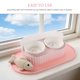 thumbnail image 3 of unbranded 1 De Bowls De Cerámica Para Con Elevado Y Mat Protector Rosa, 3 of 8