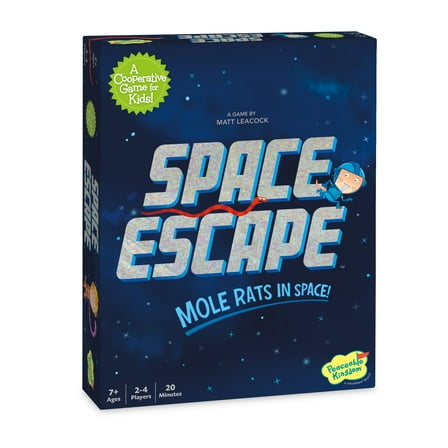 Peaceable Kingdom Space Escape, Cooperative Strategy Space Adventure Game by The Inventor of Pandemic, Use Teamwork to Win! Great for Families with Kids Ages 7 & up