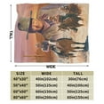 thumbnail image 2 of John Wayne Throw Blanket 60"X50" Soft Flannel Lightweight Plush Air Conditioner Quilt Suitable For Sofa,Living Room,Bedroom,Double Bed, 2 of 4