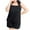 Black, variant on fatyb Women's Plus Size Pajama Sets Spaghetti Straps Tank Tops Elastic Waist Shorts Lounge for Ladies
