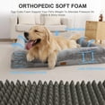 SheSpire Orthopedic Dog Bed, Large Dog Bed with Removable Bolster