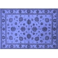 thumbnail image 1 of Ahgly Company Indoor Rectangle Oriental Blue Industrial Area Rugs, 3' x 5', 1 of 4
