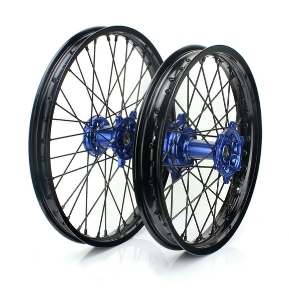 21" x 18" Front Rear Wheels Rims Hubs for Yamaha WR450F 2019-2021 WR250F YZ 250 450 FX