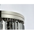 thumbnail image 4 of Sydney 9 light Polished nickel Flush Mount Silver Shade (Grey) Royal Cut Crystal, 4 of 7