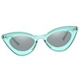 thumbnail image 2 of de sol estilo para mujer triangures al aire libre Protección Sombras Verde Macarena Gafas de sol Cat Eye, 2 of 8