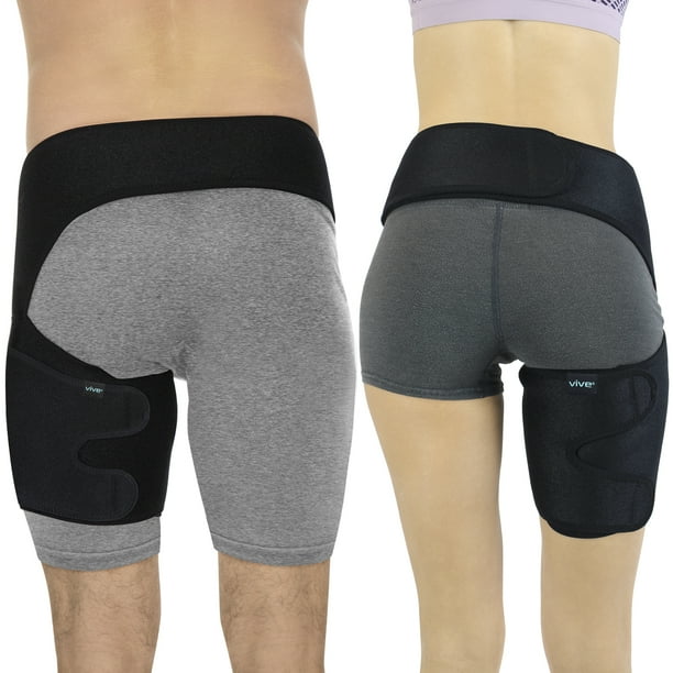 Vive Groin Compression Wrap Support Brace for Hip, Sciatica, Men
