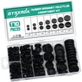 thumbnail image 1 of Kit de ojales de goma Gysxrda, paquete de 170 unidades, Black Firewall, 7 tamaños, 1 of 7