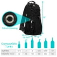 thumbnail image 5 of Vive Cylinder Backpack, Tank Carrying Accessories Bag, Waterproof, Gray, 5 of 8