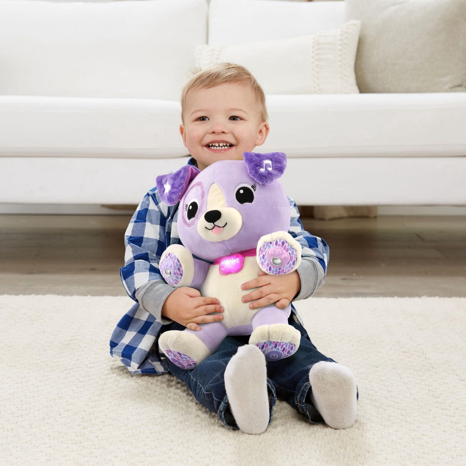 LeapFrog My Pal Violet Smarty Paws™ Personalized Plush Puppy - English Version