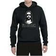 thumbnail image 2 of Wild Bobby Jesus: Ill Be Back Inspirational/Christian Unisex Graphic Hoodie Sweatshirt, Black, Small, 2 of 5
