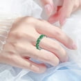 thumbnail image 6 of YYKihy Cubic Zirconia Colorful Rainbow Ring Multi Color Gemstone Ring Jewelry, 6 of 6