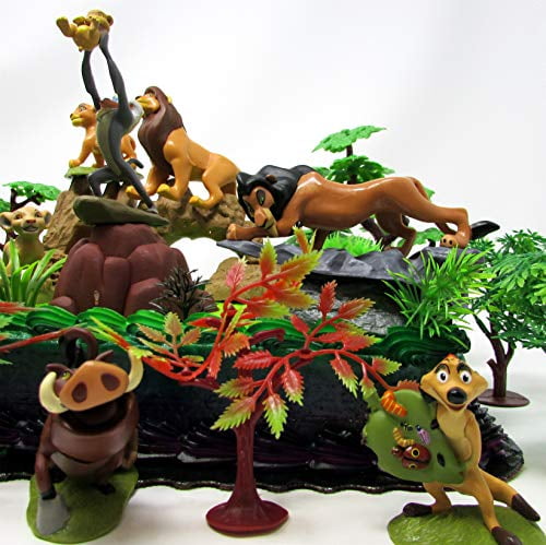Lion King Birthday Cake Topper Set Featuring Mufassa Zazu Pumbaa Scar Timon Nala Simba And Decorative Rocks Safari Grass And Tree Of Life Themed Pieces Walmart Com Lion King Birthday Cake Topper Set Featuring Mufassa Zazu Pumbaa Scar Timon Nala Simba And Decorative Rocks Safari Grass And Tree Of Life Themed Pieces Walmart Com