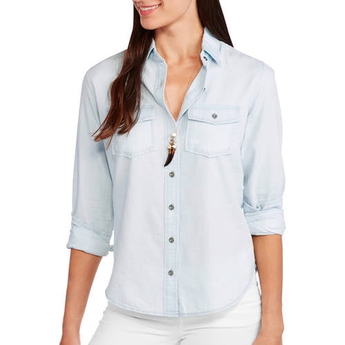 Brooke Leigh Women's Lightweight Chambray Shirt