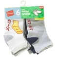 thumbnail image 3 of Hanes Toddler Boy Ankle Socks, 6 Pack, Sizes 6M-5T, 3 of 3