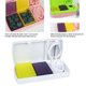 thumbnail image 5 of Pastillas portátiles Splitter Tablets Tablets Organizer Adultos Ancianos Caja de gran capacidad Sellado Contenedor Inicio Inicio Suministros Blanco Advancent HA010318-02, 5 of 6