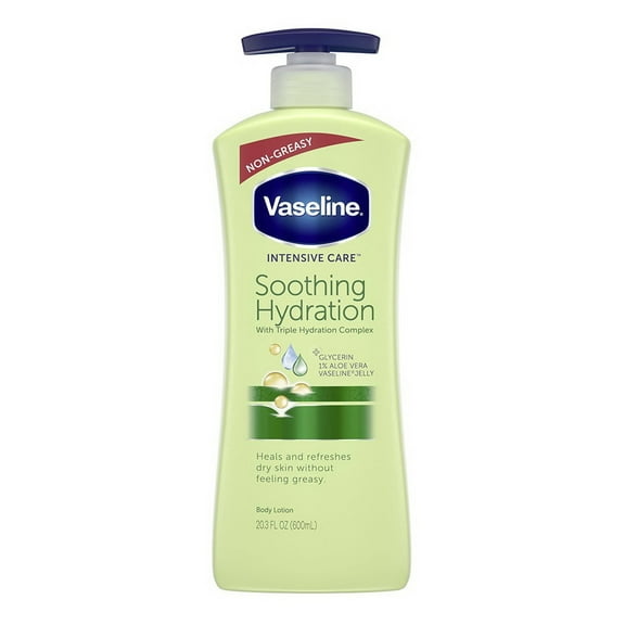 Vaseline Intensive Care Aloe Soothing Hydration Body Lotion, 20.3 Oz..