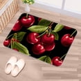 thumbnail image 5 of Cherry Non-Slip Polyester Office Mat, Door Rug, Indoor Mat - Machine Washable, 5 of 6