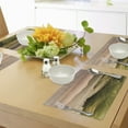 thumbnail image 4 of Ambesonne Italy Place Mats Set of 4, Trees Meadows Countryside, Standard Size, Green Beige, 4 of 6