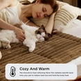 thumbnail image 3 of Self Heating Thermal Pet Mat, No Electricity, Self-Warming Cat Mat, Heating Cat Bed for Indoor Cats & Dogs, Thermal Warm Cats Pad, Reflects Natural Body Heat, No Electricity Needed (Gray, 30x20in), 3 of 8