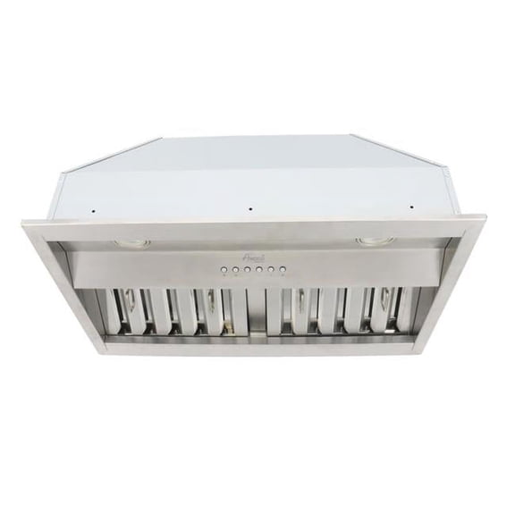 Awoco RH-BQ-X30 Awoco RH-BQ-X30 30'W 18-1/2'D Built-in Insert 4 Speeds Stainless Steel Range Hood for Wood Hood