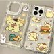 thumbnail image 2 of Saniro-funda protectora de silicona para iPhone, carcasa transparente con estampado de Pom Purin para iPhone 15, 14, 13, 12, 11 Pro Max, XR, XS, X, 8, 7, 6, 6S Plus, SE 2020, 2 of 5