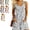 Black, variant on Womens Sleeveless Summer Dresses 2025 Casual U Neck Sundresses Striped Printed Short Dress with Pocket