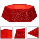 thumbnail image 2 of Collar para árbol de Navidad con lentejuelas, 85 cm, color rojo vino, 2 of 7
