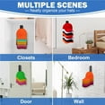 thumbnail image 2 of Livhil 2 Pack Hat Organizer for Baseball Caps, Plastic Hat Rack for The Wall with Strong Adhesive, Hat Hanger Display up to 32 Hats for Wall Door Closet (Black), 2 of 6