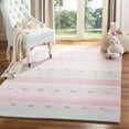 thumbnail image 2 of SAFAVIEH Kids Dots Gradient Striped Area Rug, Light Blue/Pink, 8' x 10', 2 of 8
