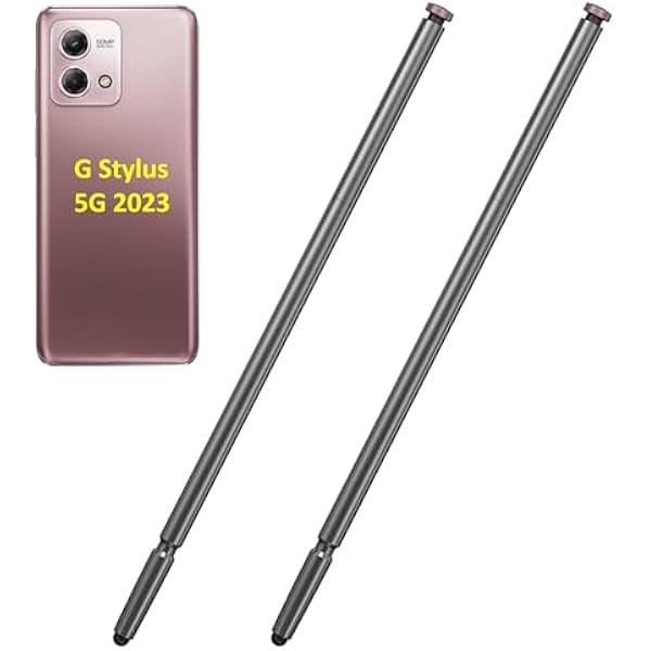 LinQingQ 2PCS G Stylus 5G 2023 Stylus Pen Replacement for Motorola Moto G Stylus 5G 2023 XT2313 XT2315 All Veriosn Touch Screen Stylus Pen (Rose)