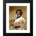thumbnail image 2 of Alice Pike Barney 19x24 Black Modern Framed Museum Art Print Titled - Self-Portrait with Palette (ca. 1906), 2 of 5