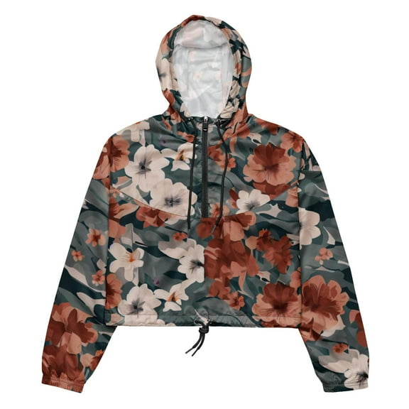 Narvik Women's Cropped Windbreaker Jacket, Size M